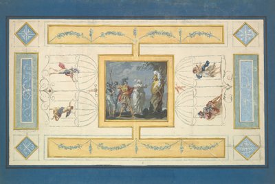 Study for a Ceiling, n.d. alkotó: Jean Jacques Lagrenee