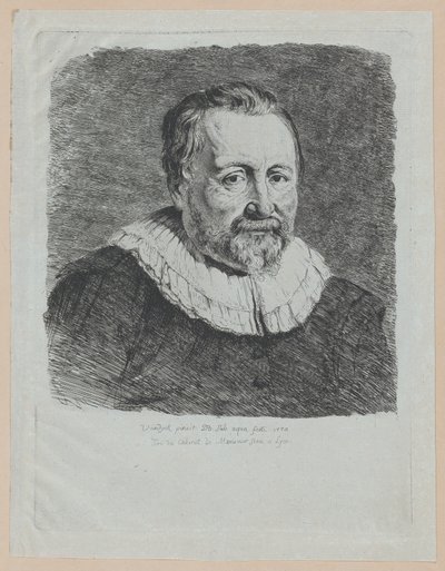 Portré, Van Dyck nyomán, 1770. alkotó: Jean Jacques de Boissieu