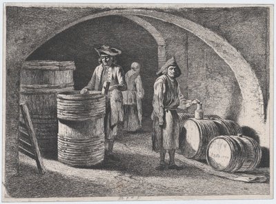 A kis kádárok, 1770. alkotó: Jean Jacques de Boissieu