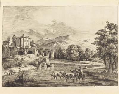 Der Tempel der Vesta von Jean Jacques de Boissieu