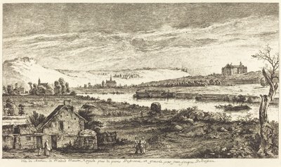 Kilátás a madridi várra alkotó: Jean Jacques de Boissieu