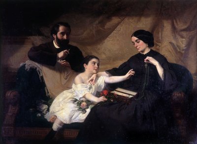 A családom (olaj, vászon) alkotó: Jean Jalabert