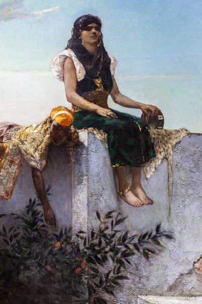 Este a teraszokon (Marokkó) alkotó: Jean Joseph Benjamin Constant