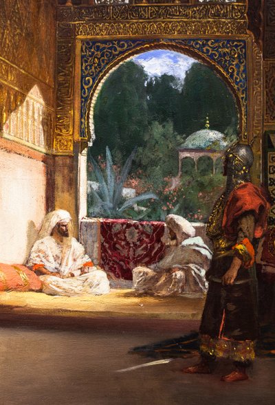 A szultán palotájában (részlet), dátum nélkül. (Olaj, vászon) alkotó: Jean Joseph Benjamin Constant
