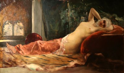 Odaliszk. alkotó: Jean Joseph Benjamin Constant
