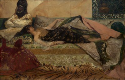 Odaliszk. alkotó: Jean Joseph Benjamin Constant