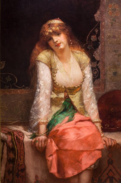 Keleti szépség, 1880 előtt vagy körül (Olaj, vászon) alkotó: Jean Joseph Benjamin Constant