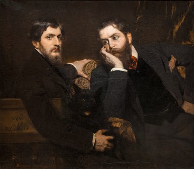 Portré a két fiamról alkotó: Jean Joseph Benjamin Constant