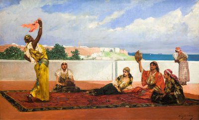 A kendőtánc, 1880 körül (olaj, vászon) alkotó: Jean Joseph Benjamin Constant