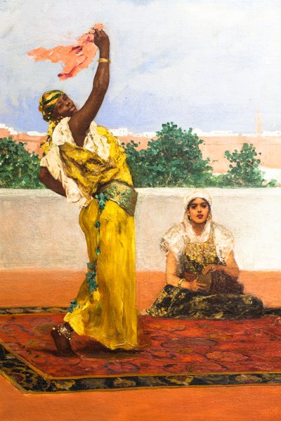 A kendőtánc, 1880 körül (olaj, vászon) alkotó: Jean Joseph Benjamin Constant