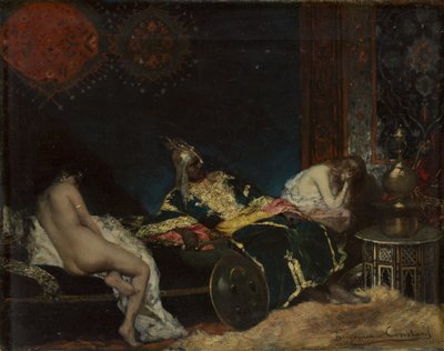 A szerb ágyas Küldés Szerbiából, 1876. alkotó: Jean Joseph Benjamin Constant