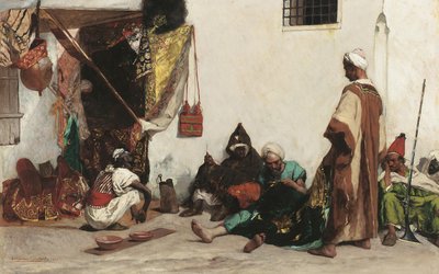 A szabóműhely, 1878 alkotó: Jean Joseph Benjamin Constant