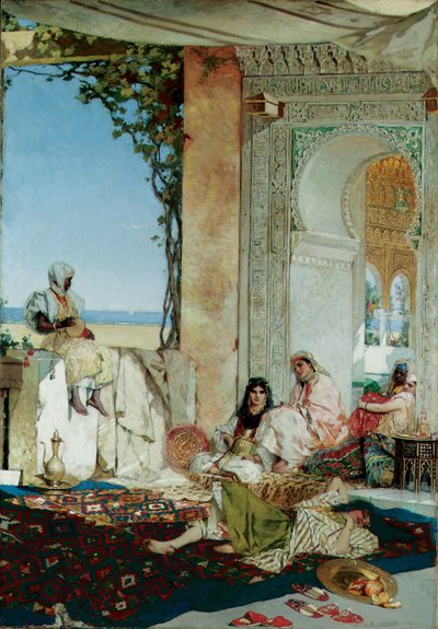 Egy hárem asszonyai Marokkóban, 1875 alkotó: Jean Joseph Benjamin Constant