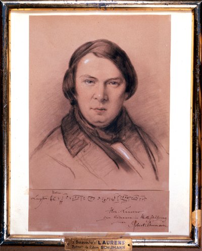 Robert Schumann német zeneszerző, 19. század közepe alkotó: Jean Joseph Bonaventure Laurens