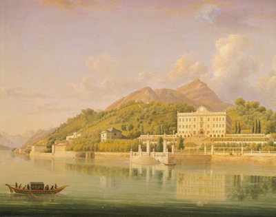 Villa Carlotta a Comói-tó melletti Tremezzóban, Jean-Joseph-Xavier Bidauld (1758-1846), Olaszország alkotó: Jean Joseph Xavier Bidauld
