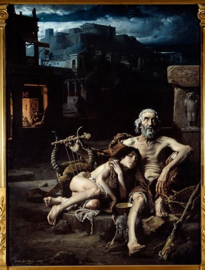Homere. alkotó: Jean Jules Antoine Lecomte du Nouy