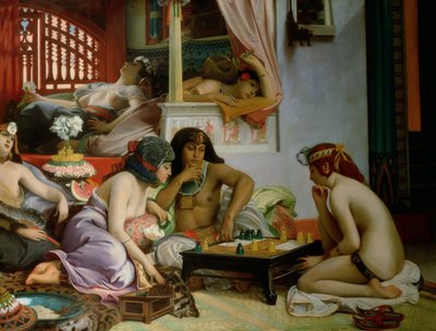 A Háremben alkotó: Jean Jules Antoine Lecomte du Nouy