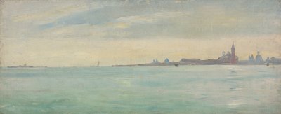 Velence a Közkertből nézve alkotó: Jean Jules Antoine Lecomte du Nouy