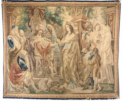 Brüsszeli kárpit egy hatos készletből, 1650 körül (gyapjú és selyem) alkotó: Jean Le and Eggermans Daniel II Clerc