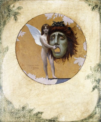 Puttó maszkkal alkotó: Jean Leon Gerome