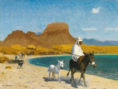 Akaba-öböl (olaj, vászon) alkotó: Jean Leon Gerome