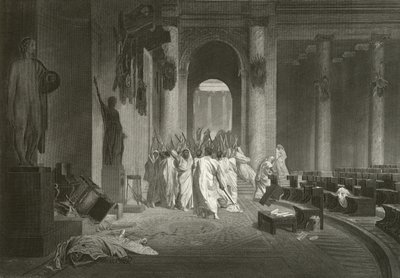 Julius Caesar halála, i. e. 44 alkotó: Jean Leon Gerome