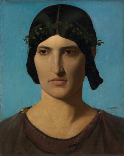 Egy olasz nő feje alkotó: Jean Leon Gerome