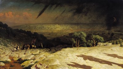 Jeruzsálem (Golgota, Consummatum Est, Keresztrefeszítés) 1867 (olaj, vászon) alkotó: Jean Leon Gerome