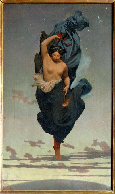 La Nuit (festmény vászonra) alkotó: Jean Leon Gerome
