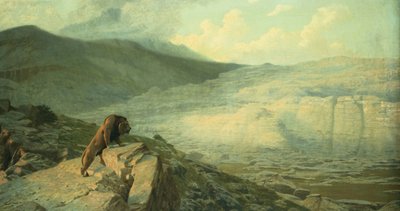 Oroszlán az őrségben, alkotó: Jean Leon Gerome