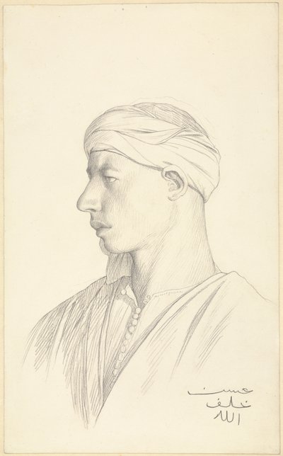 Egy egyiptomi fella portréja alkotó: Jean Leon Gerome
