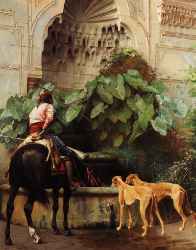 Vissza a vadászathoz, alkotó: Jean Leon Gerome