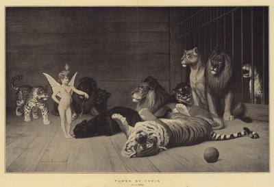 Ámor szelídítette meg alkotó: Jean Leon Gerome
