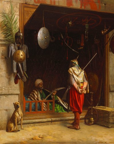 A kairói fegyverpiac alkotó: Jean Leon Gerome