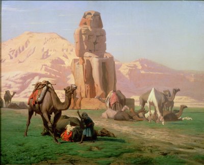 Memnon kolosszusa, 1857 alkotó: Jean Leon Gerome