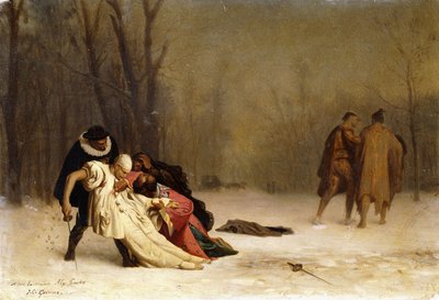 Párbaj a bál után alkotó: Jean Leon Gerome