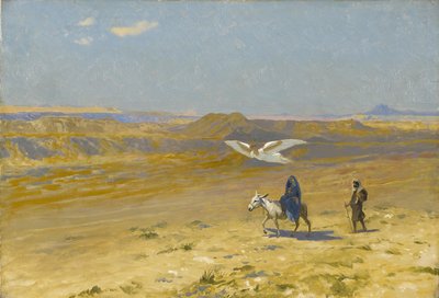 Repülés Egyiptomba, 1890-es évek. alkotó: Jean Leon Gerome