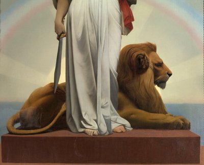Gerome Jean Leon (1824 - 1904) A Köztársaság (allegória - 1848); Lilas városháza alkotó: Jean Leon Gerome