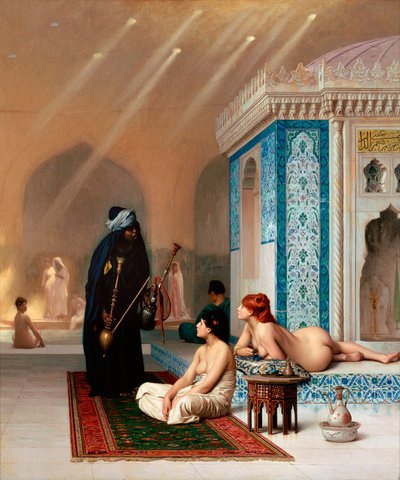 A hárem medencéje - Medence a háremben alkotó: Jean Leon Gerome