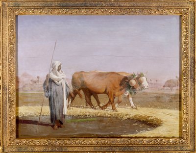 Búza taposása Egyiptomban alkotó: Jean Leon Gerome