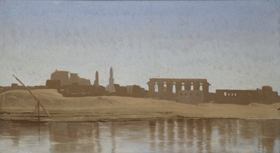 Kilátás a Nílusra Luxorban, 1857 alkotó: Jean Leon Gerome
