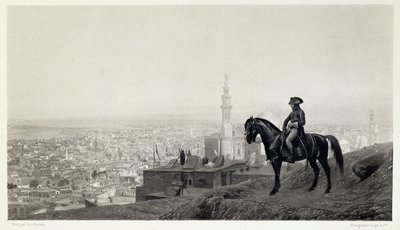 Bonaparte tábornok Kairóban, Jean-Leon Gerome műveinek gyűjteményéből 100 fotogravírban, 1881 (fotogravír) alkotó: Jean Leon after Gerome