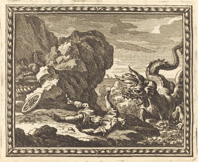Hippolytus és a tengeri szörny alkotó: Jean Lepautre