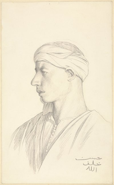 Egy egyiptomi fellah portréja alkotó: Jean Leon Gerome