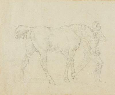 Vezető lovat vezető ápoló alkotó: Jean Louis André Théodore Géricault