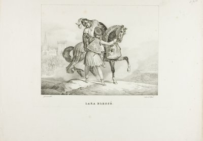 Lara sebesült alkotó: Jean Louis André Théodore Géricault