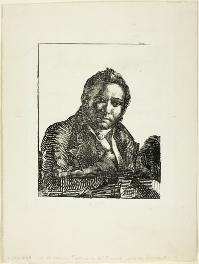 Auguste Brunet portréja alkotó: Jean Louis André Théodore Géricault