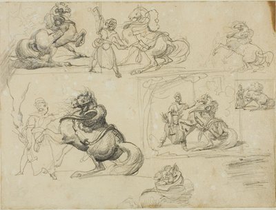 Tanulmányok alkotó: Jean Louis André Théodore Géricault