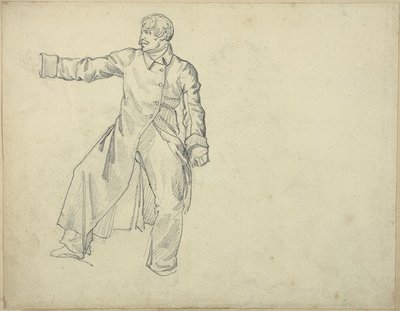 Tanulmány egy tüzérről alkotó: Jean Louis André Théodore Géricault