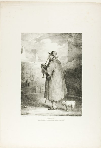 A Pipás, első lemez a Különböző témák az életből rajzolva a kőre című képből alkotó: Jean Louis André Théodore Géricault